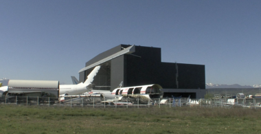 Espace de démantèlement des avions