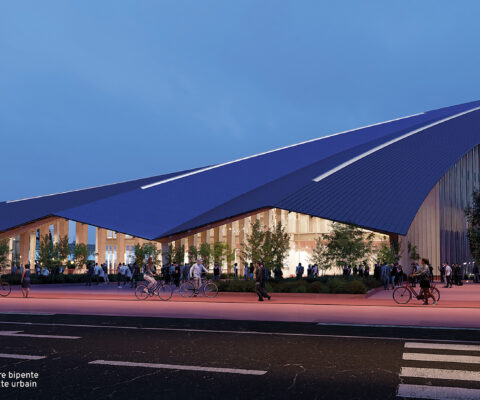 01 Halle des mobilités Toulouse vue depuis Marengo © Bjarke Ingels Group